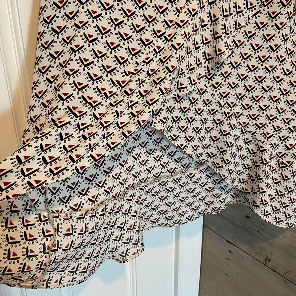 Loft Ruffled Crossback Shirt - Picture 3 of 7